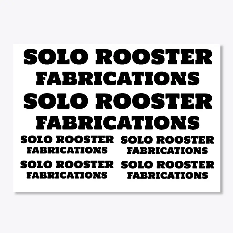 Solo Rooster Fab Merch!